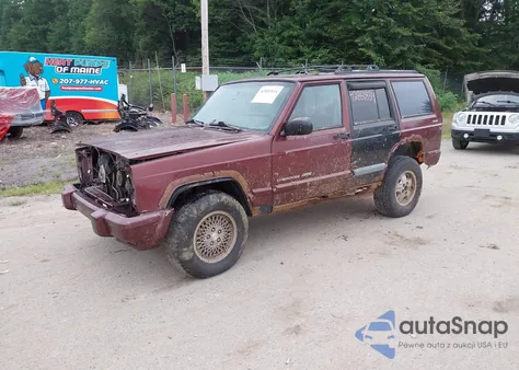 2000 Jeep Cherokee Classic из США, поврежденный, VIN 1J4FF58S3YL180526